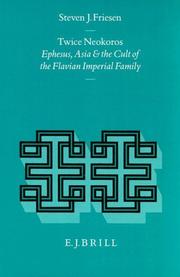 Cover of Twice Neokoros by Steven J. Friesen