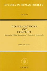 Front cover of Contradictions and conflict by Donald V. Kurtz