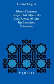 Cover of Islamic literature in Spanish and Aljamiado by Gerard Albert Wiegers