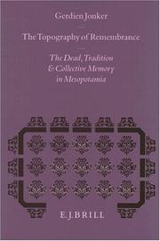 Cover of The topography of remembrance by Gerdien Jonker