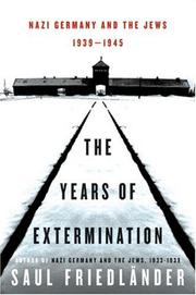 Cover of The Years of Extermination, 1939–1945 (Nazi Germany and the Jews, Volume 2) by Saul Friedländer