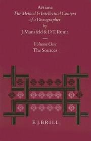 Cover of Aëtiana by Jaap Mansfeld