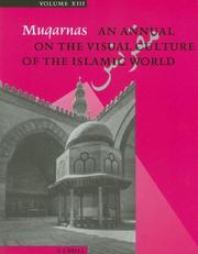 Front cover of Muqarnas- An Annual on the Visual Culture of the Islamic World by G. Necipoglu