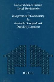 Front cover of Lucian's science fiction novel, True histories by Aristoula Georgiadou