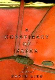 Front cover of A conspiracy of paper by David Liss