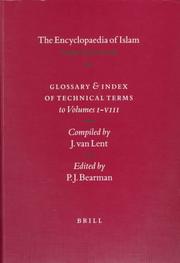 Front cover of The encyclopaedia of Islam by J. van Lent