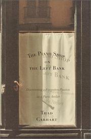 Front cover of The piano shop on the Left Bank by Thaddeus Carhart