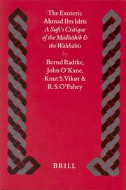 Front cover of The exoteric Aḥmad Ibn Idrīs by Aḥmad ibn Idrīs