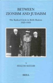Front cover of Between Zionism and Judaism by Shalom Ratzabi