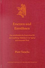 Front cover of Ersetzen und Entsühnen by Piotr Taracha