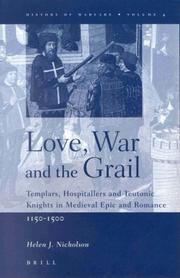 Front cover of Love, war, and the grail by Helen J. Nicholson