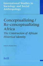 Front cover of Conceptualizing/re-conceptualizing Africa by Maghan Keita