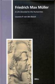 Cover of Friedrich Max Müller by Lourens van den Bosch
