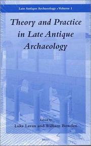 Front cover of Theory and practice in late antique archaeology by Luke Lavan