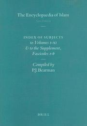 Cover of The Encyclopaedia of Islam by P. J. Bearman