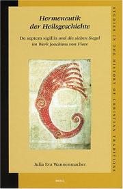 Front cover of Hermeneutik Der Heilsgeschichte by Julia Eva Wannenmacher
