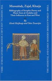 Front cover of Muwassah, zajal, kharja by Henk Heijkoop