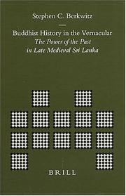 Front cover of Buddhist History in the Vernacular by Stephen C. Berkwitz