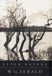 Front cover of Nach der Natur by W. G. Sebald