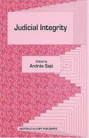 Cover of Judicial Integrity by Unknown