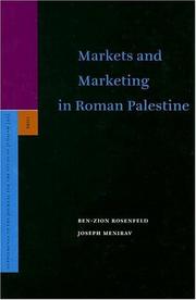 Front cover of Markets and marketing in Roman Palestine by Ben Tsiyon Rozenfeld