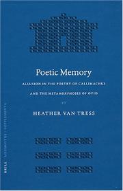 Cover of Poetic memory by Heather van Tress