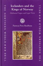 Front cover of Icelanders and the kings of Norway by Patricia Pires Boulhosa