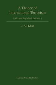 Cover of A theory of international terrorism by L. Ali Khan