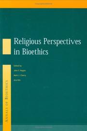 Cover of Religious perspectives in bioethics by Mark J. Cherry