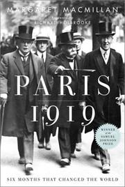 Front cover of Paris, 1919 by Margaret Olwen Macmillan