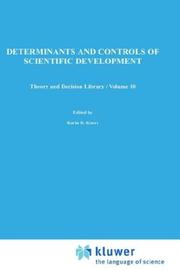 Front cover of Determinants and controls of scientific development by K. Knorr-Cetina
