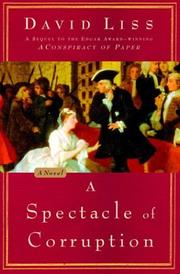Front cover of A spectacle of corruption by David Liss