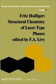 Front cover of Structural chemistry of layer-type phases by F. Hulliger