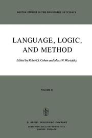 Cover of Language, logic, and method by R. S. Cohen
