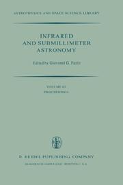 Front cover of Infrared and submillimeter astronomy by Symposium on Infrared and Submillimeter Astronomy Philadelphia 1976.