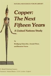 Front cover of Copper, the next fifteen years by Wolfgang Gluschke