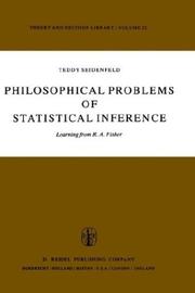 Cover of Philosophical problems of statistical inference by Teddy Seidenfeld