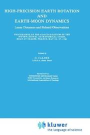 Front cover of High-Precision Earth Rotation and Earth-Moon Dynamics by O. Calame