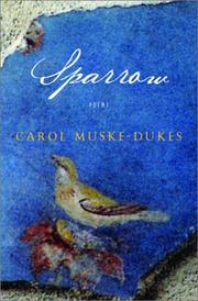 Front cover of Sparrow by Carol Muske-Dukes