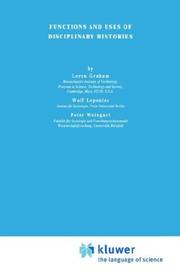 Front cover of Functions and uses of disciplinary histories by Loren R. Graham