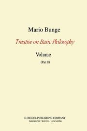 Front cover of Treatise on Basic Philosophy: Volume 7: Epistemology and Methodology III: Philosophy of Science and Technology Part I by Mario Bunge