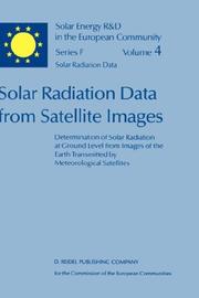 Front cover of Solar radiation data from satellite images by W. Grüter