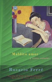 Front cover of Maldito amor by Rosario Ferré