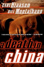 Front cover of A death in China by Carl Hiaasen