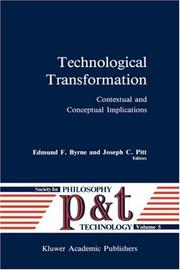 Front cover of Technological transformation by Edmund F. Byrne