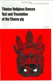 Front cover of Tibetan religious dances by René de Nebesky-Wojkowitz