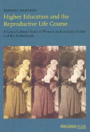 Front cover of Higher education and the reproductive life course by Sarbani Banerjee