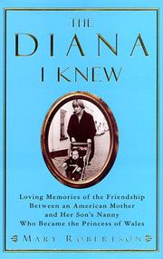 Front cover of The Diana I knew by Mary Robertson