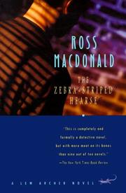 Front cover of The zebra-striped hearse by Ross Macdonald