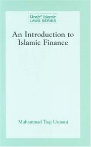 Front cover of An introduction to Islamic finance by Muḥammad Taqī ʻUs̲mānī